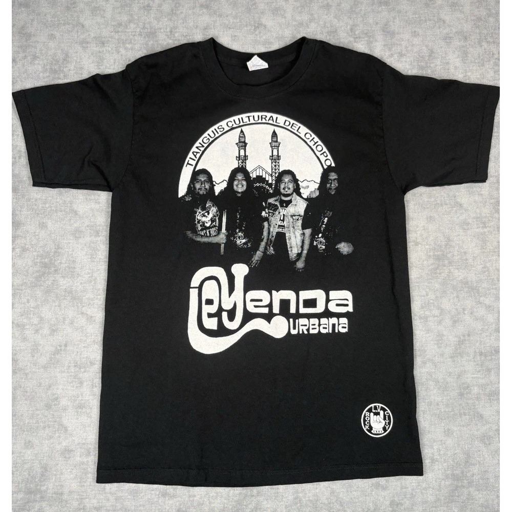 Leyenda Urbana Mexican Rock Band T Shirt Men M El Chopo Yazbek Heavyweight